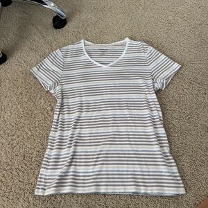 Croft & Barrow striped tee. Size medium.